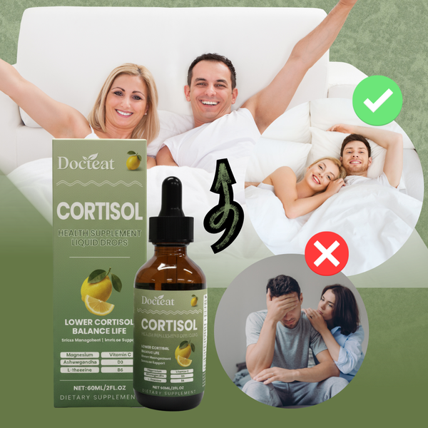 Cortisol Health Supplement Liquid Drops for Daily Stress Control