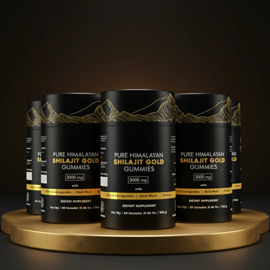 Pure Himalayan Shilajit Gold Gummies Supplement