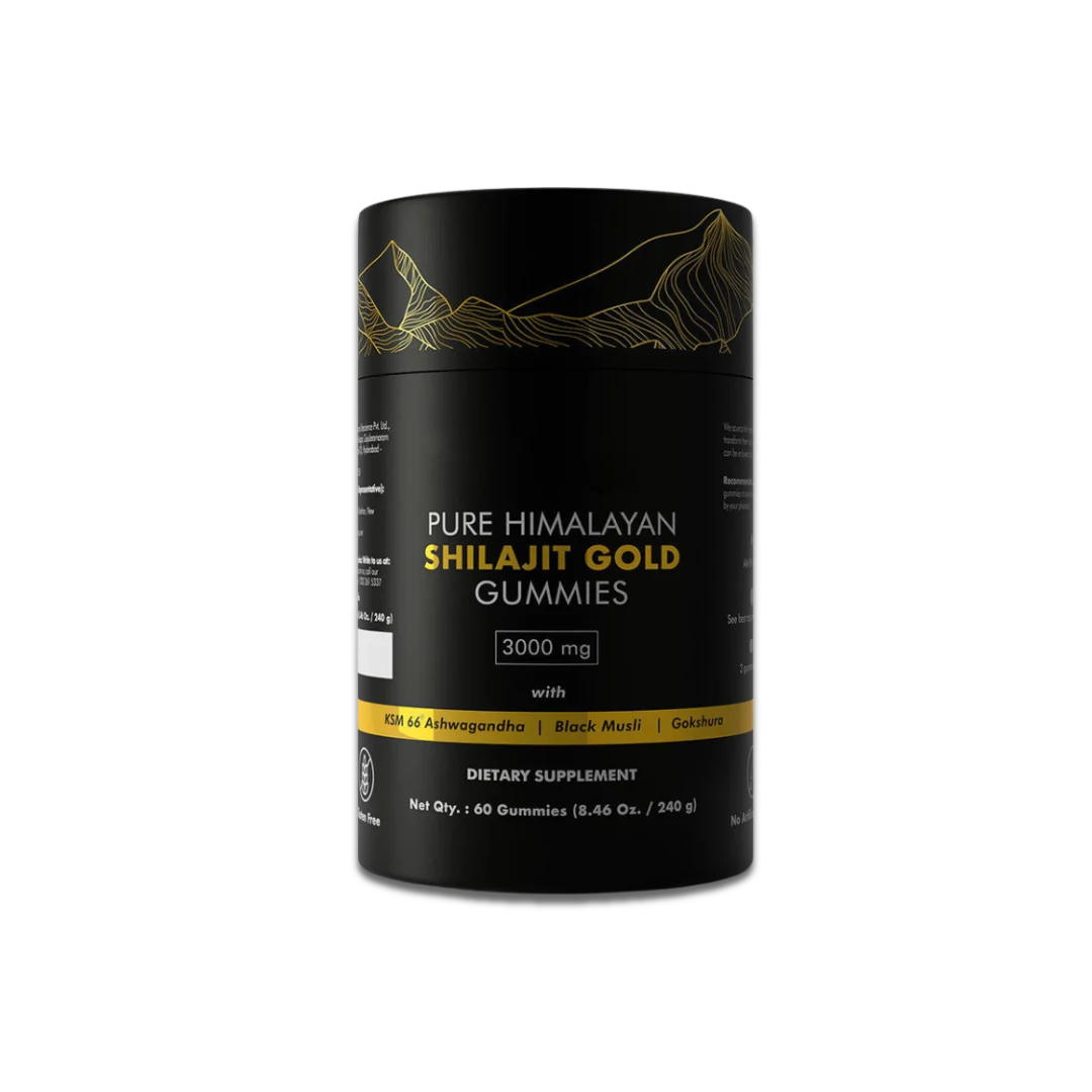 Pure Himalayan Shilajit Gold Gummies Supplement