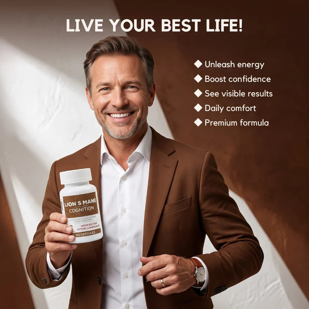 Lion's Mane Cognition Mushroom Extract Capsules