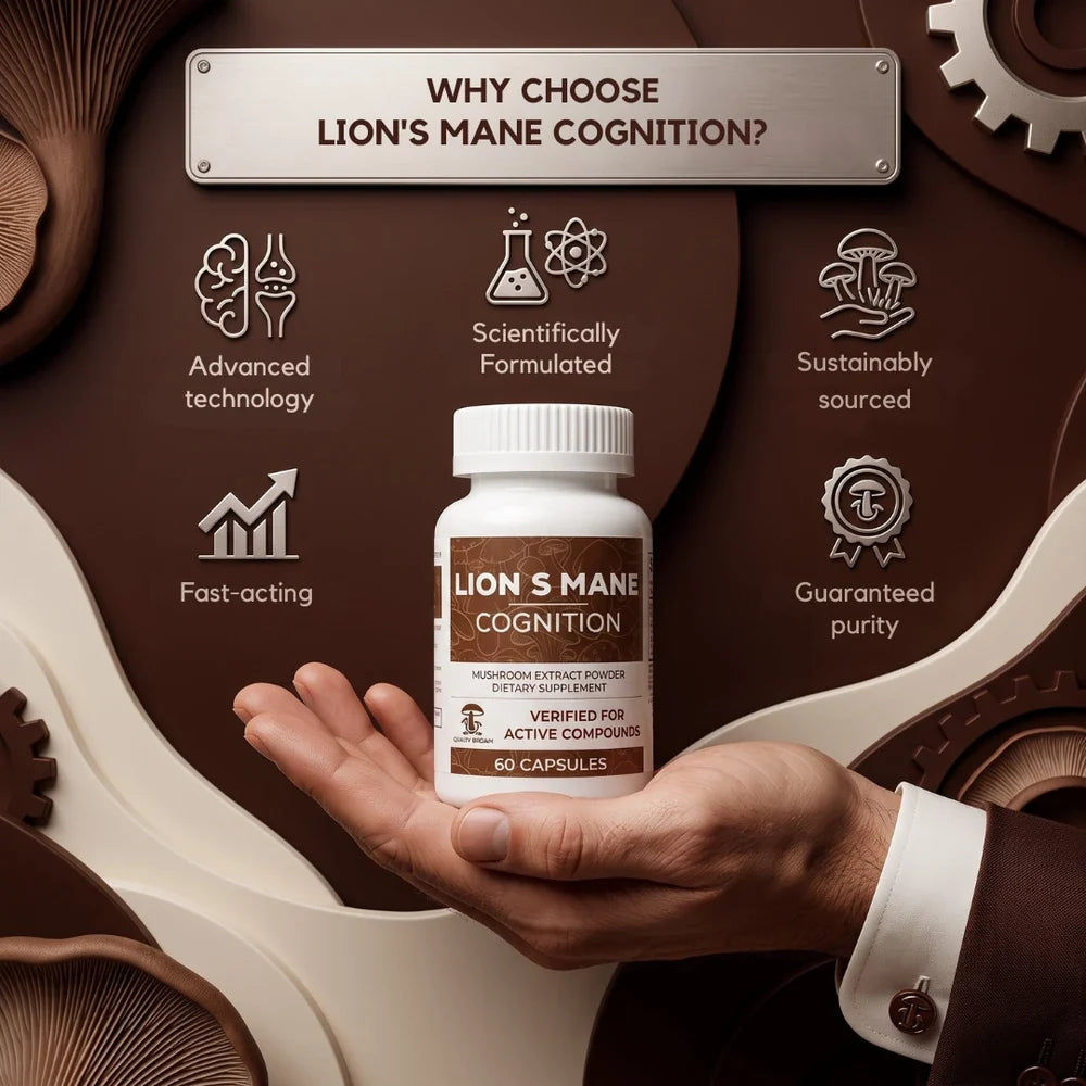 Lion's Mane Cognition Mushroom Extract Capsules