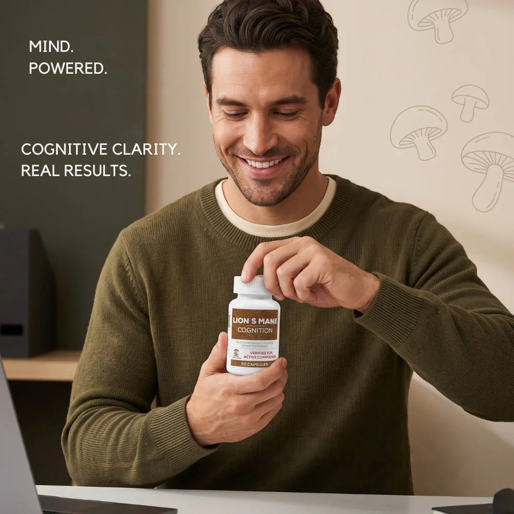 Lion's Mane Cognition Mushroom Extract Capsules