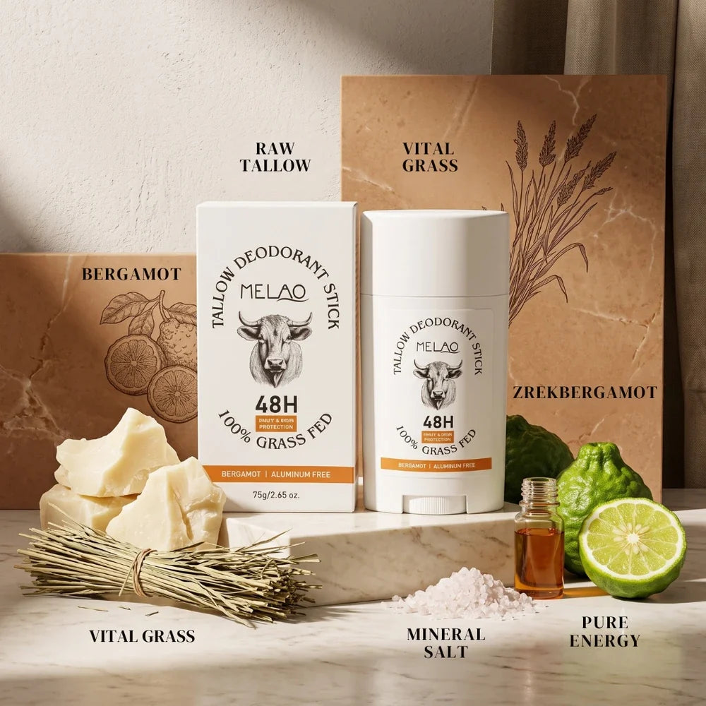 Tallow Deodorant Stick Odor Relief Supplement