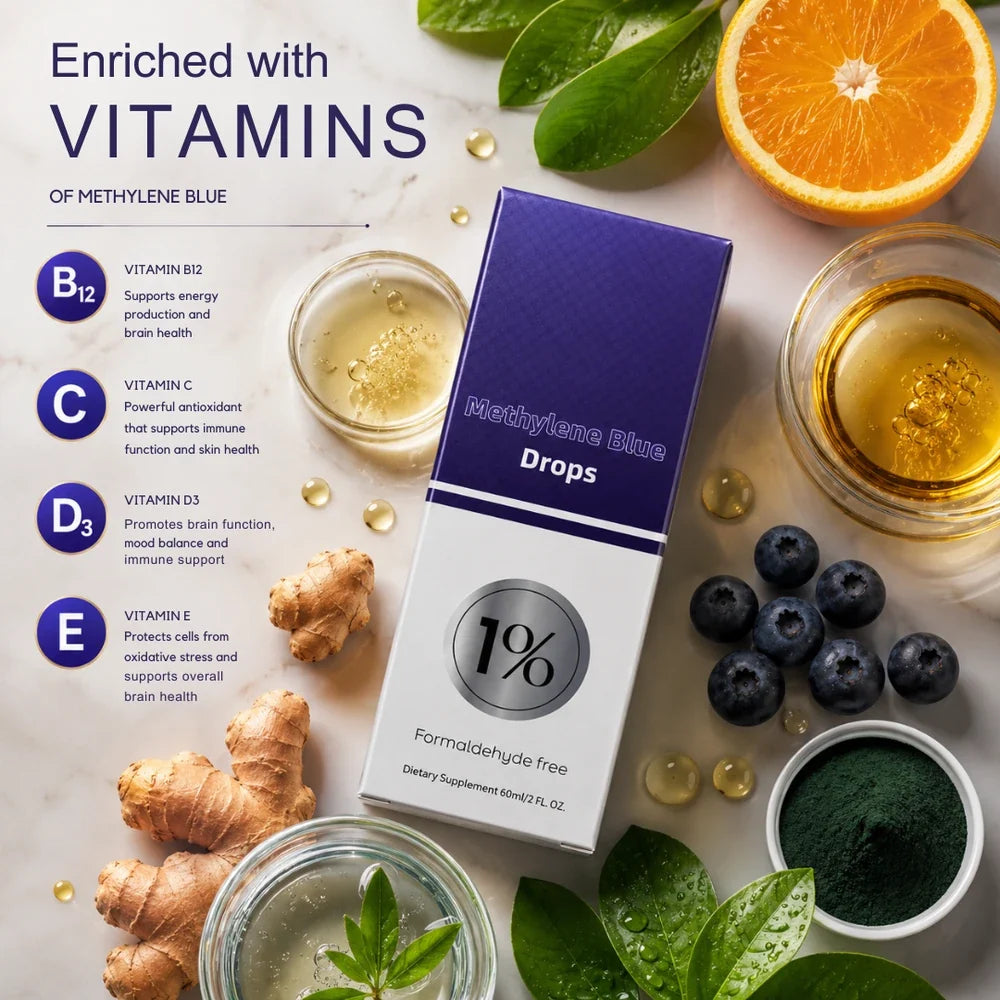 Methylene Blue Mental Clarity and Focus Supplement