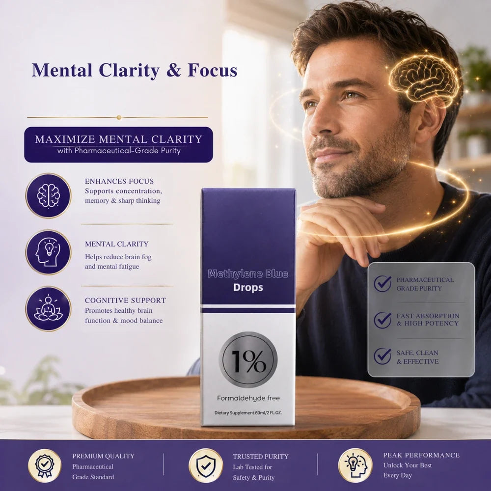 Methylene Blue Mental Clarity and Focus Supplement
