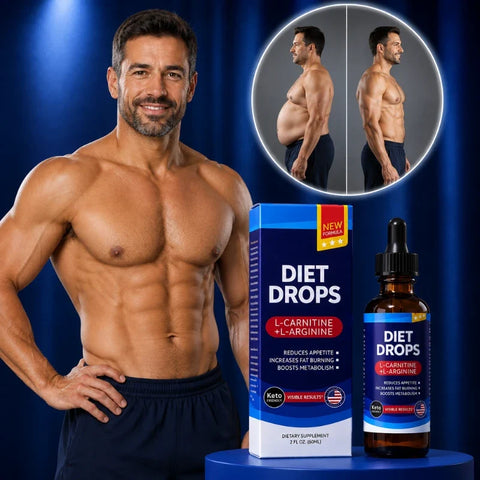 Diet Drops L-Carnitine L-Arginine Fat Burner Supplement