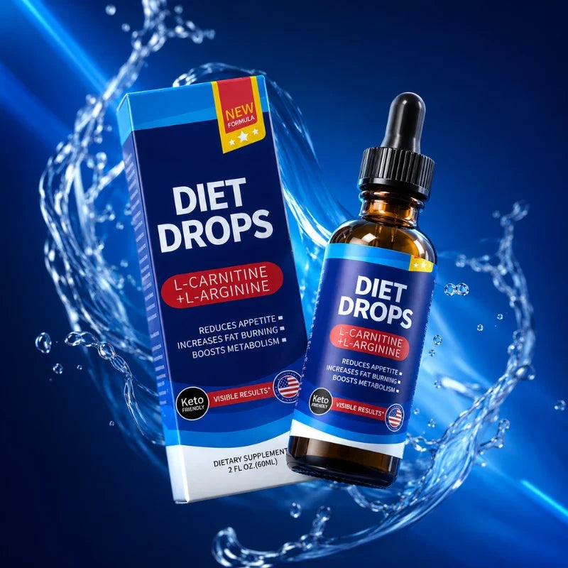 Diet Drops L-Carnitine L-Arginine Fat Burner Supplement