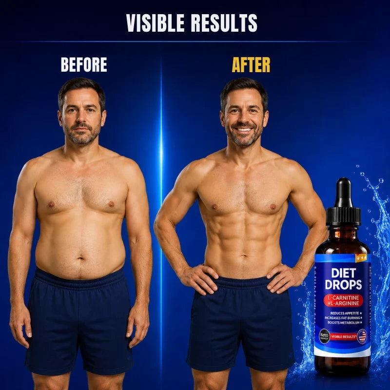 Diet Drops L-Carnitine L-Arginine Fat Burner Supplement