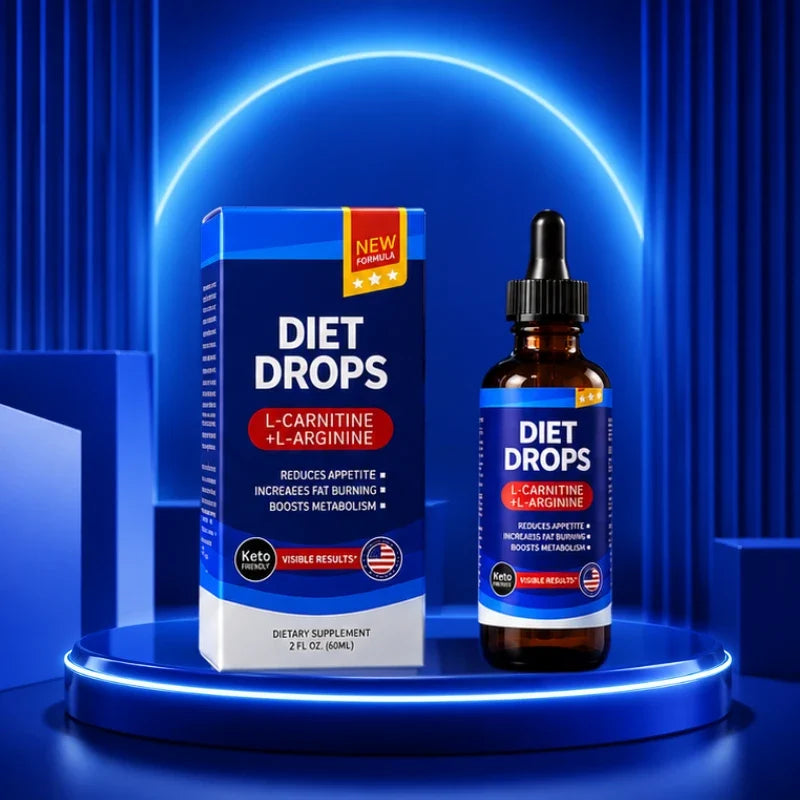 Diet Drops L-Carnitine L-Arginine Fat Burner Supplement