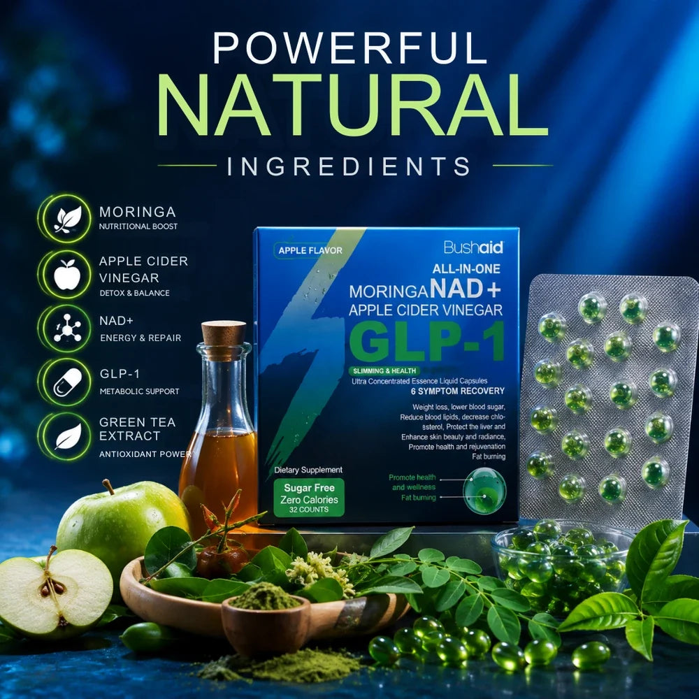 Moringa NAD+ Apple Cider Vinegar Vitality Supplement