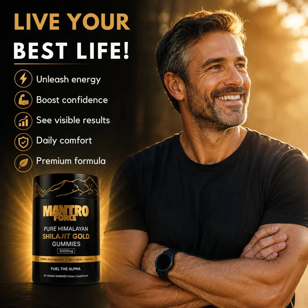 Pure Himalayan Shilajit Vitality Gummies Supplement