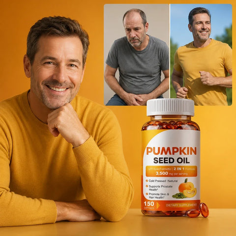 Pumpkin Seed Oil Prostate Health and Hair Growth Supplement
