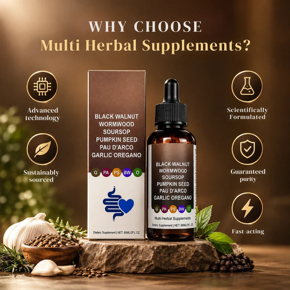 Multi Herbal Intestinal Detox Vitality Supplement