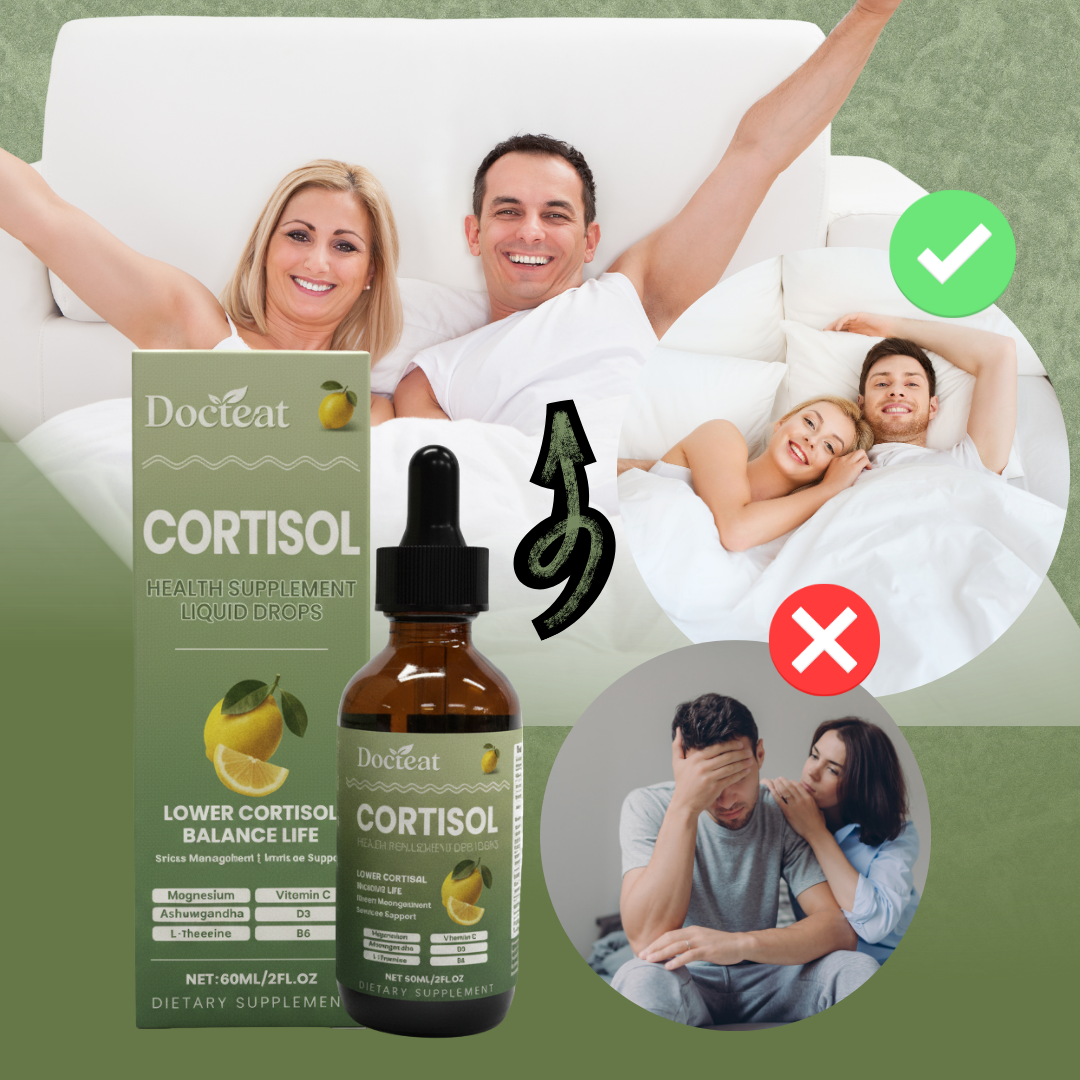 Cortisol Health Supplement Liquid Drops for Daily Stress Control