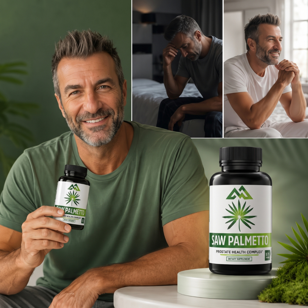 Saw Palmetto Prostate Health Complex for Urinary Flow Support