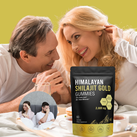 Himalayan Shilajit Gold Energy Mental Clarity Supplement Gummies