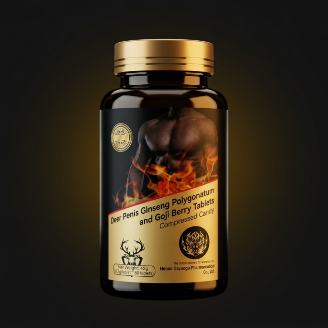 Deer Penis Ginseng Polygonatum Goji Berry Male Vitality Tablets