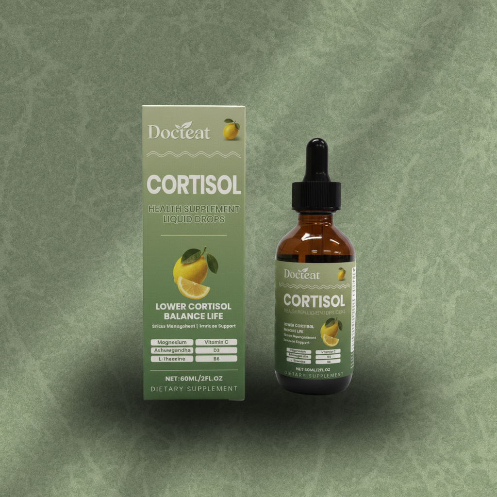 Cortisol Health Supplement Liquid Drops for Daily Stress Control