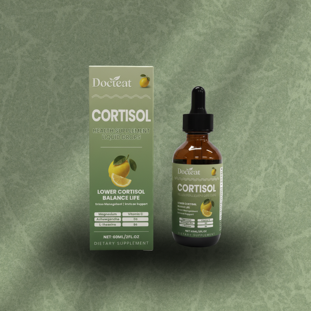 Cortisol Health Supplement Liquid Drops for Daily Stress Control