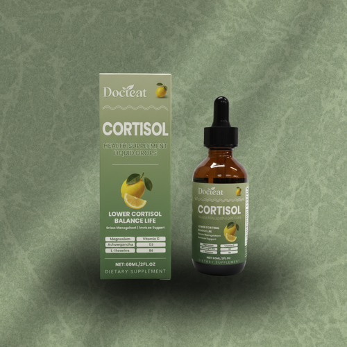 Cortisol Health Supplement Liquid Drops for Daily Stress Control