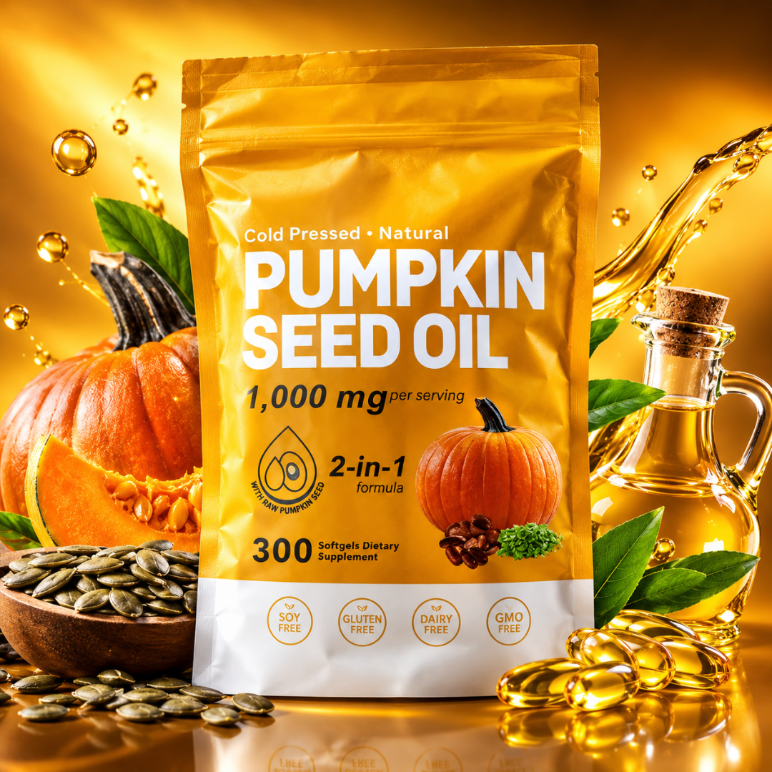 Pumpkin Seed Oil Softgel Capsules for Hair and Urinary Health