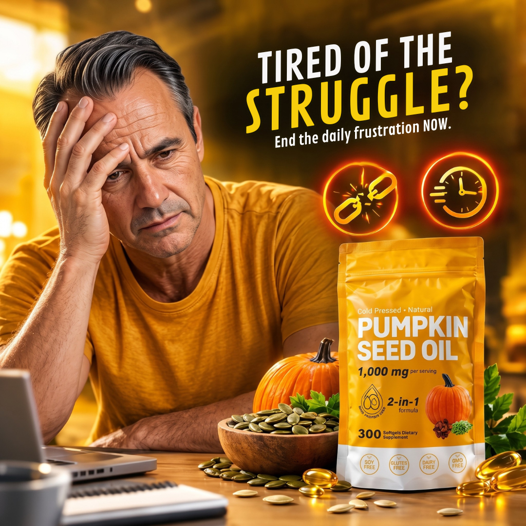 Pumpkin Seed Oil Softgel Capsules for Hair and Urinary Health