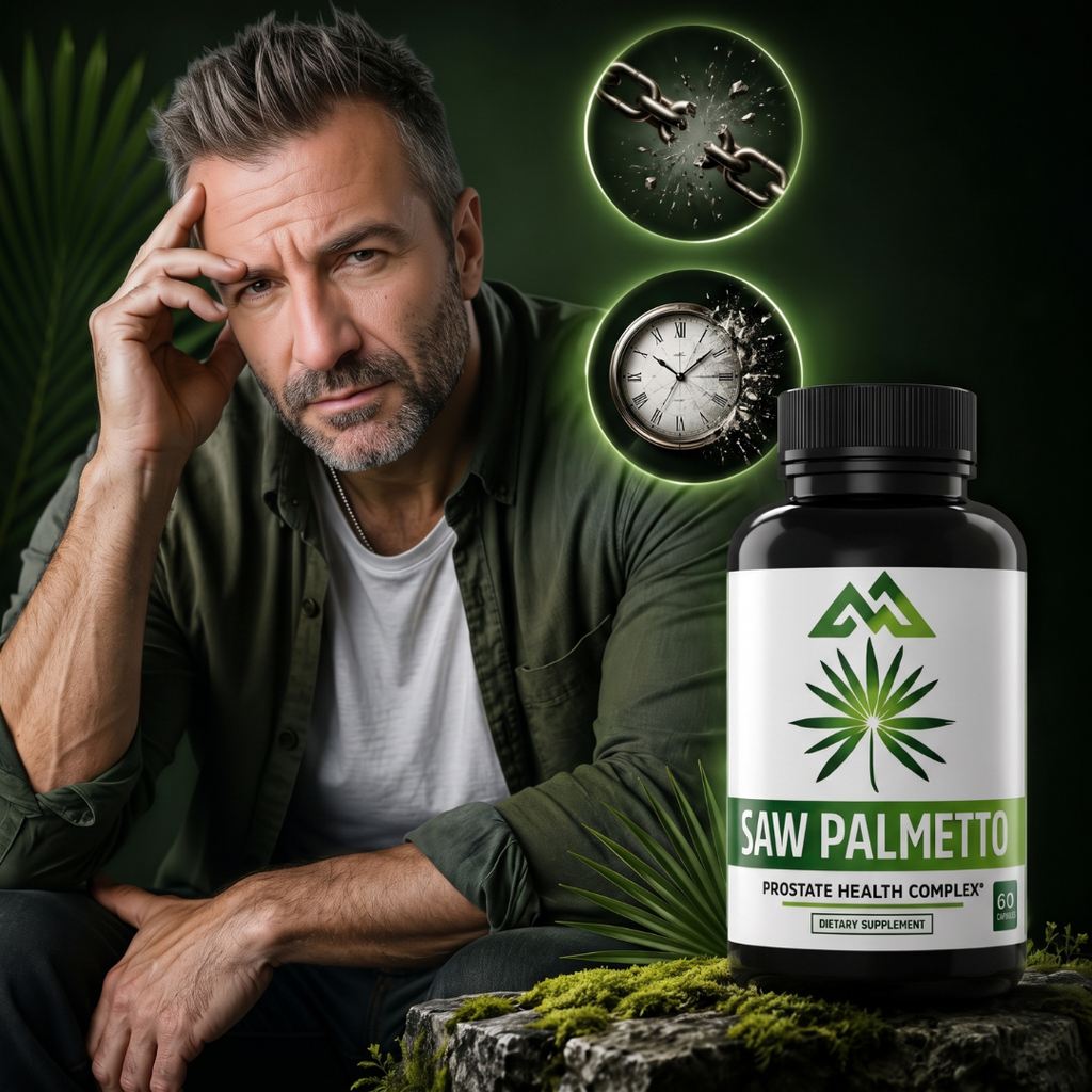 Saw Palmetto Prostate Health Complex for Urinary Flow Support