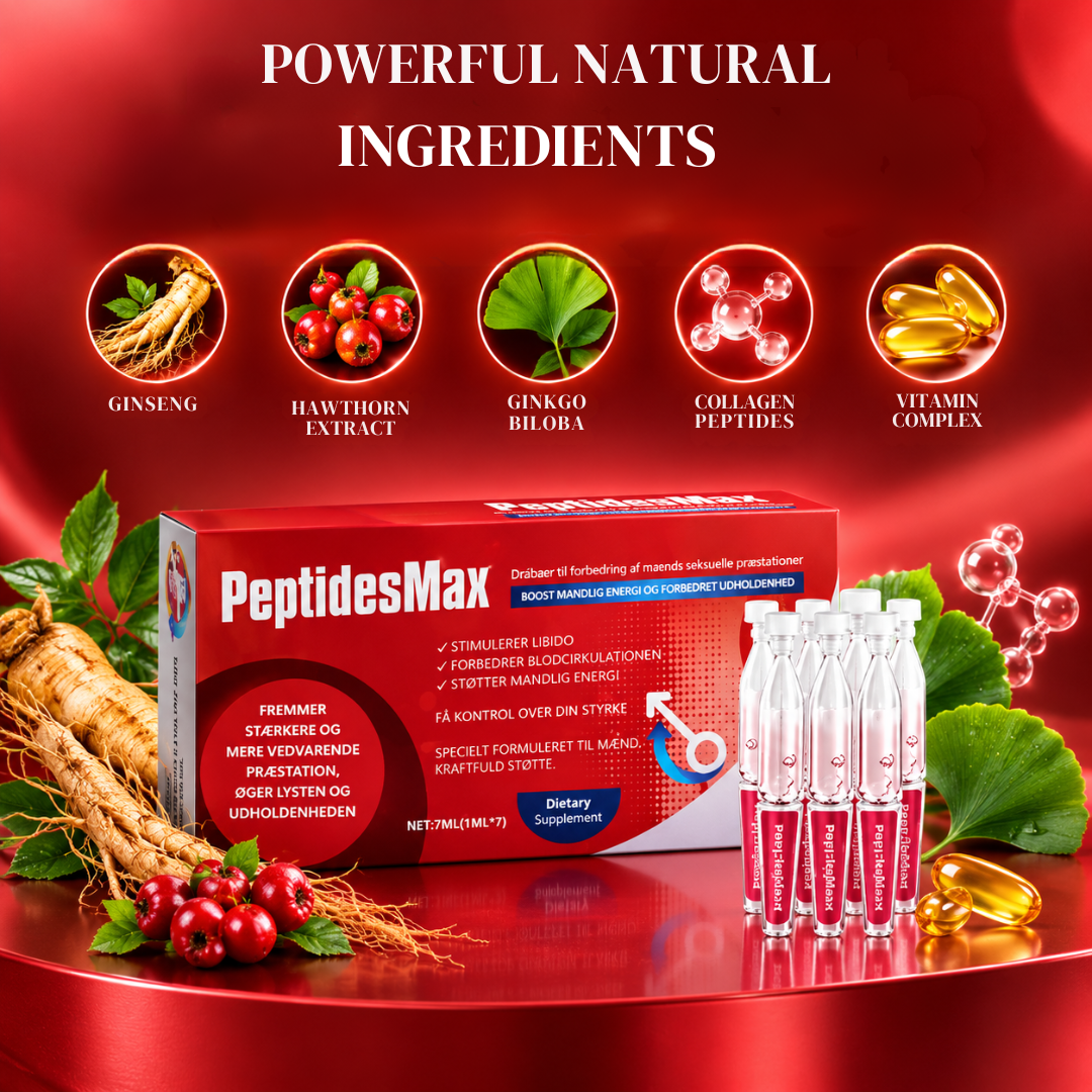 PeptidesMax Male Performance Vitality Supplement