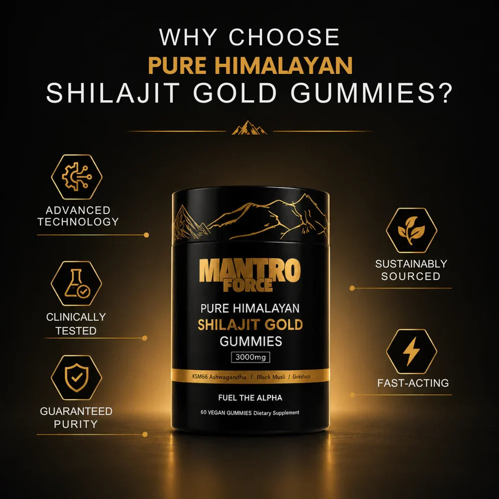 Pure Shilajit Gummies Stamina Supplement