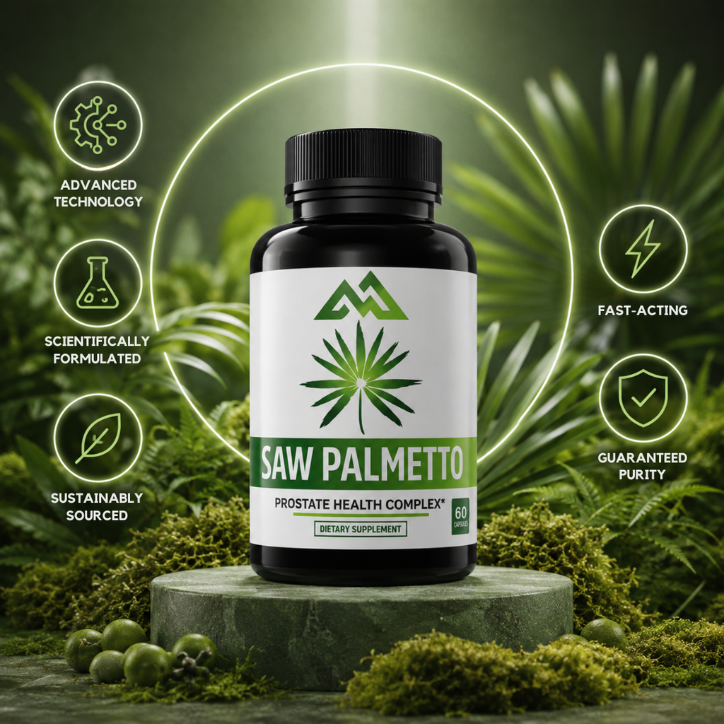 Saw Palmetto Prostate Health Complex for Urinary Flow Support