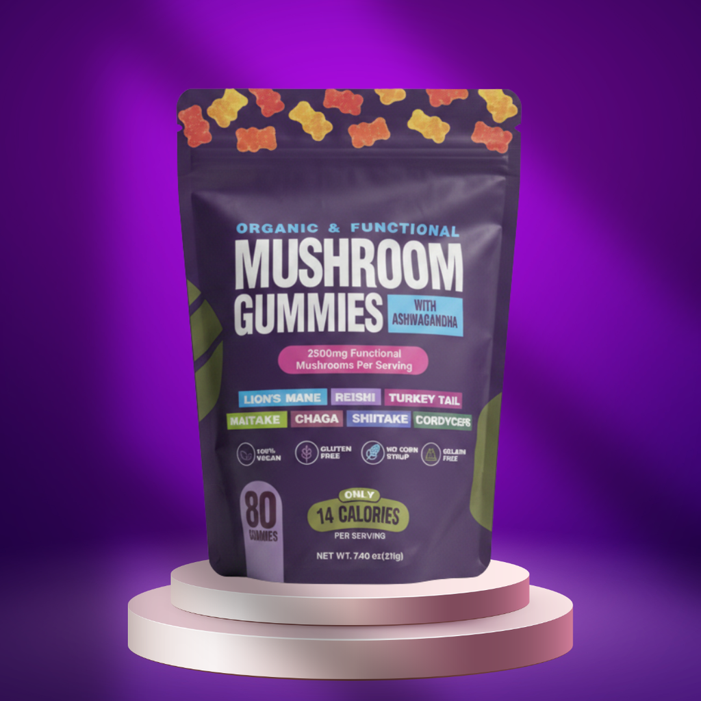 Mushroom Focus and Memory Gummies Supplement