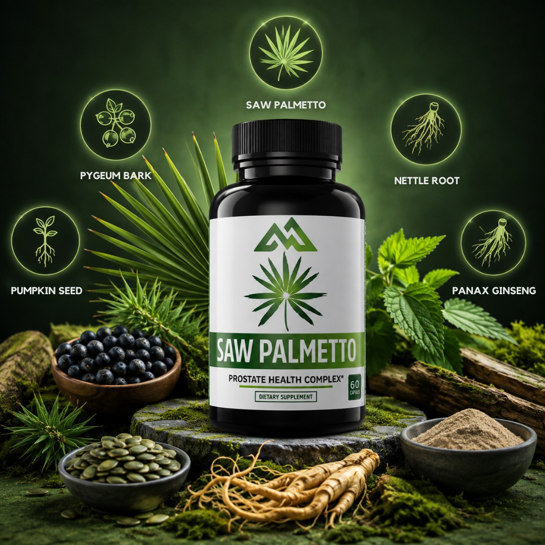Saw Palmetto Prostate Health Complex for Urinary Flow Support