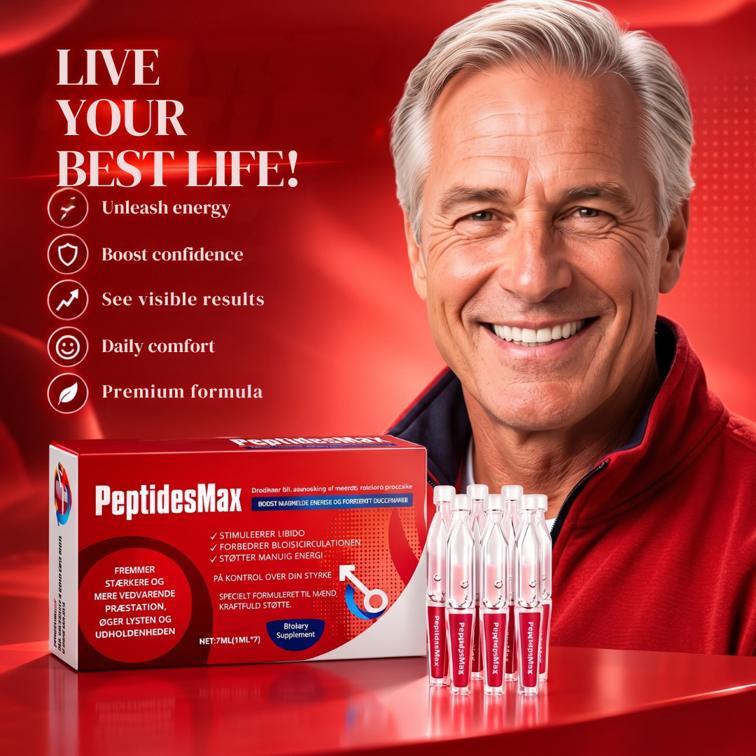 PeptidesMax Male Performance Vitality Supplement