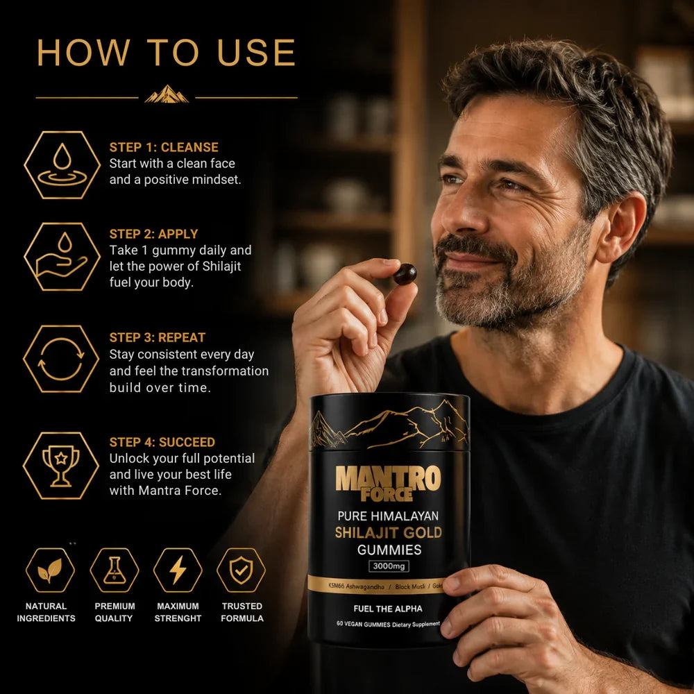 Pure Shilajit Gummies Stamina Supplement