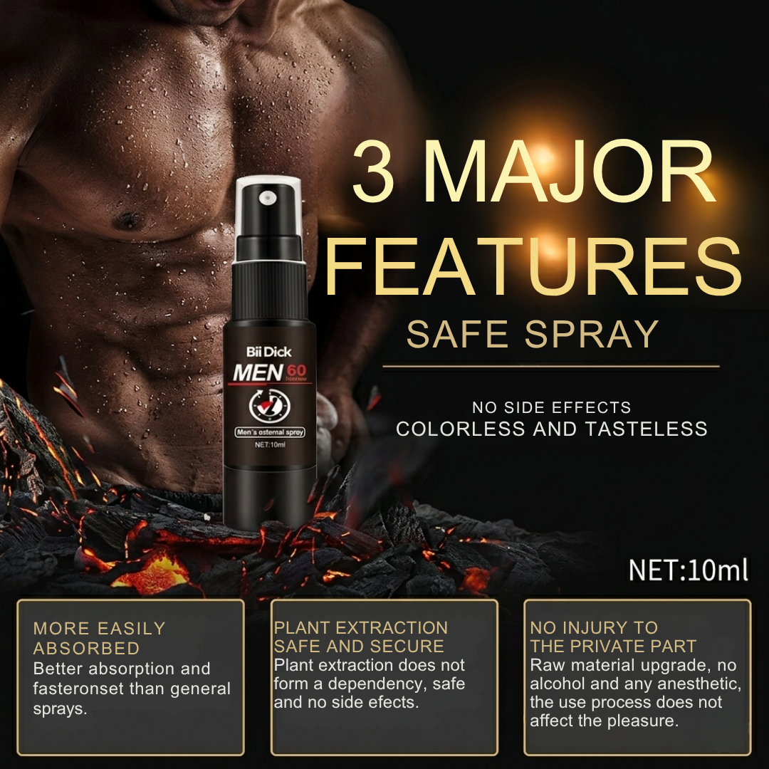 Men's External Spray Vitality Supplement