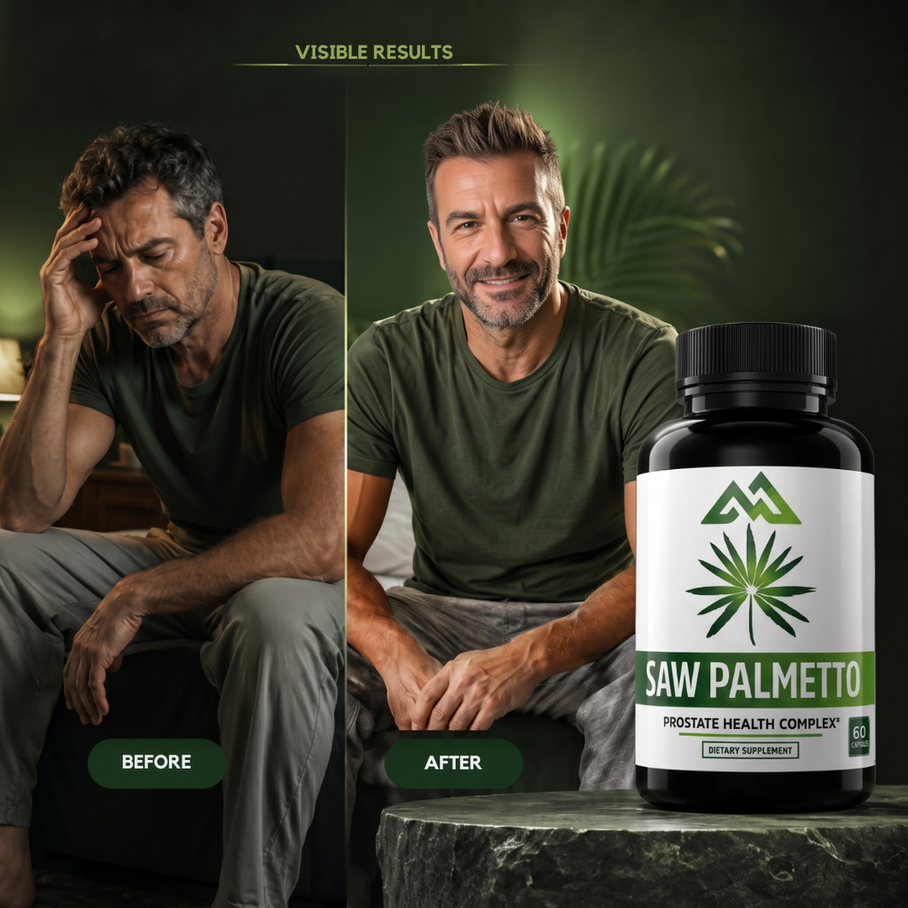 Saw Palmetto Prostate Health Complex for Urinary Flow Support
