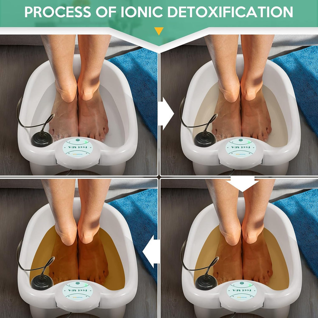 veicomtech Ionic Foot Bath Detox Machine with Basin 802FS