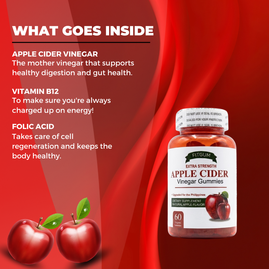 Extra Strength Apple Cider Vinegar Gummies Supplement