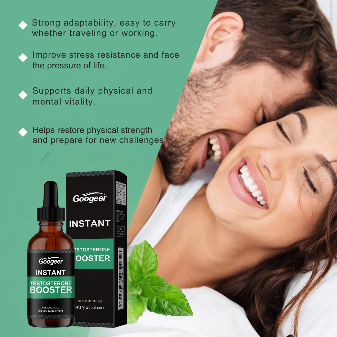Instant Testosterone Booster Drops Vitality Supplement