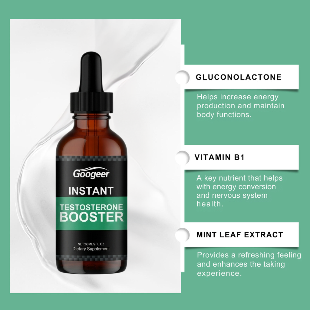Instant Testosterone Booster Drops Vitality Supplement