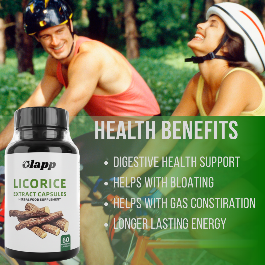 Licorice Extract Capsules Vitality Supplement