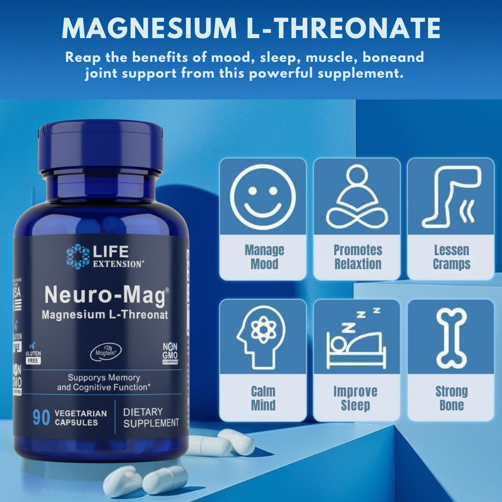 Magnesium L-Threonate Brain Support Supplement