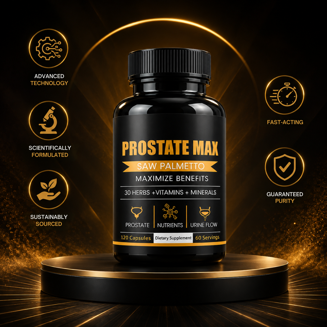 Prostate Max Saw Palmetto Supplement for Healthy Urine Flow Support