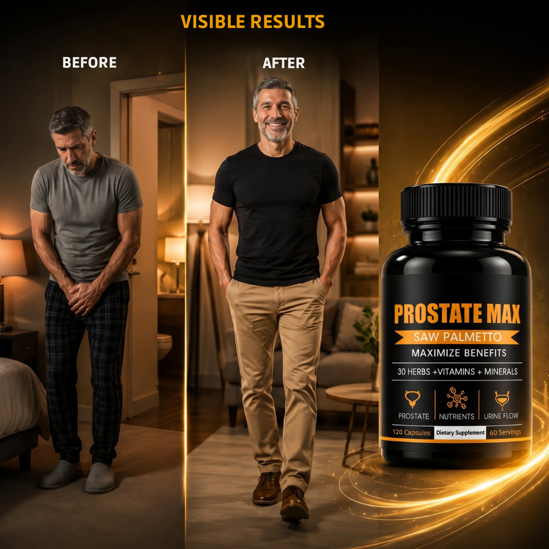 Prostate Max Saw Palmetto Supplement for Healthy Urine Flow Support