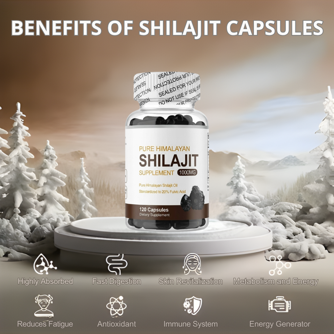 Shilajit Ginseng Stamina Vitality Supplement