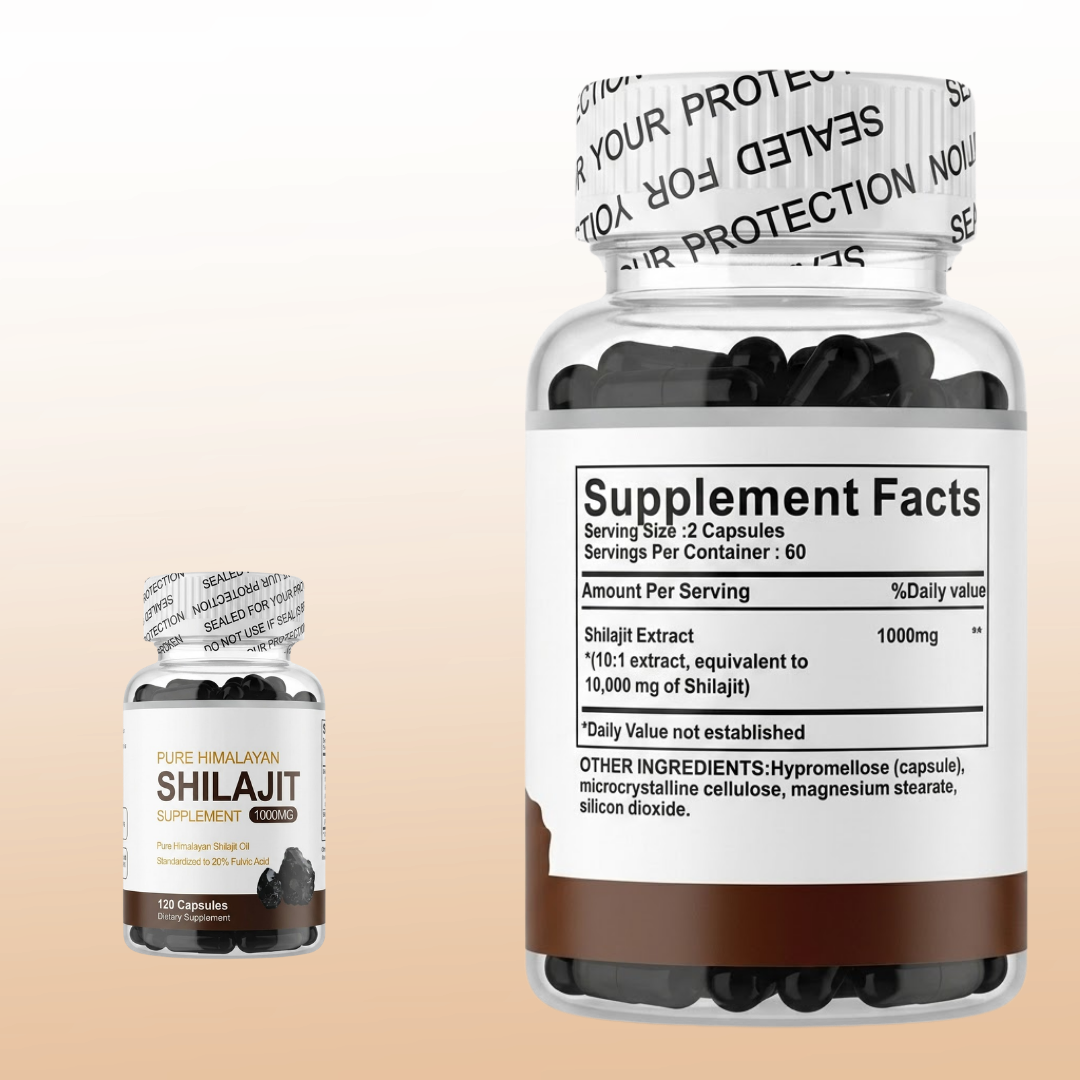 Shilajit Ginseng Stamina Vitality Supplement