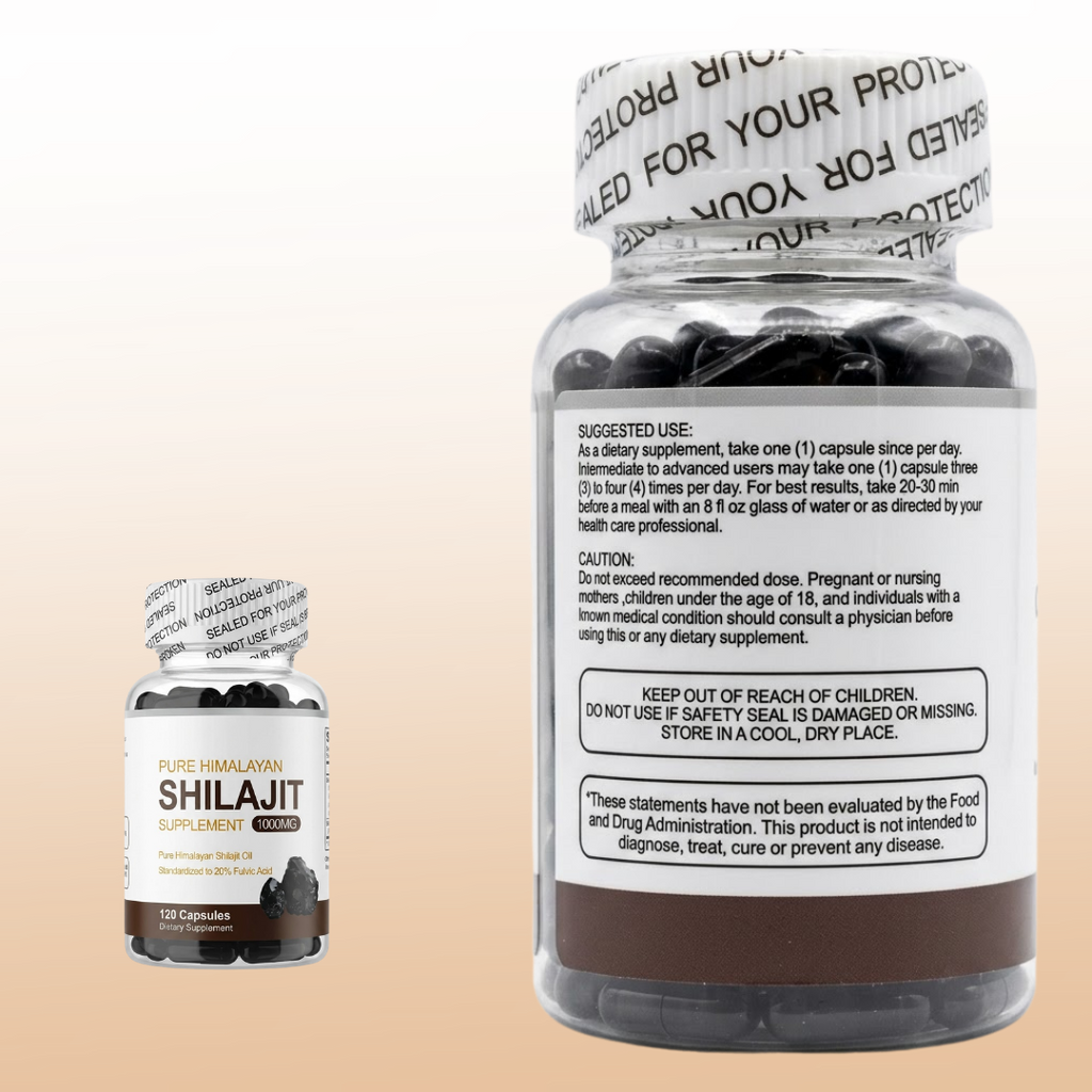 Shilajit Ginseng Stamina Vitality Supplement
