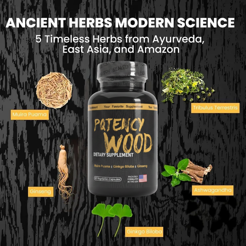 Potency Wood Capsules Vitality Supplement