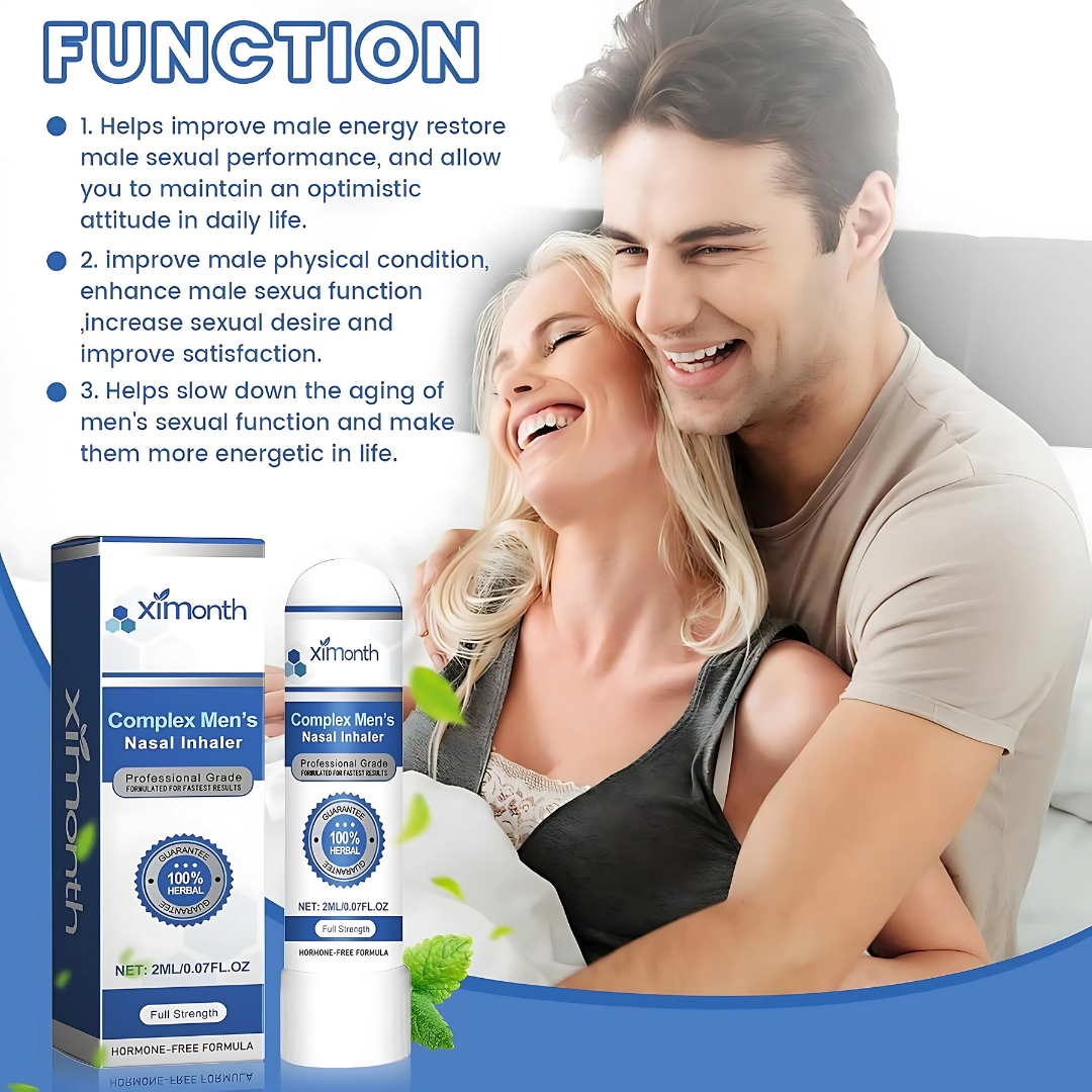 Men's Performance Inhaler Fast-Acting Vitality Supplement