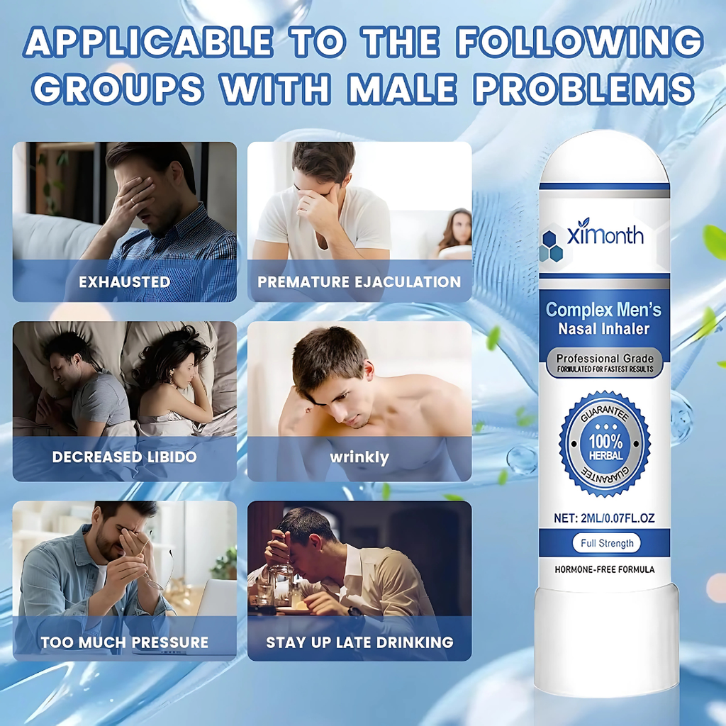 Men's Performance Inhaler Fast-Acting Vitality Supplement